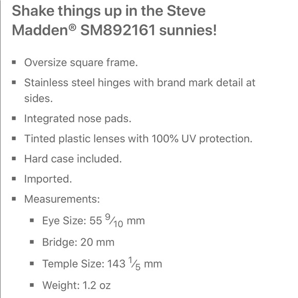 Steve Madden Tortoise Sunglasses - Picture 5 of 7